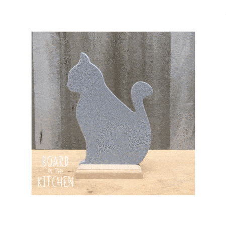 Crafty CAT Cutting Board, Corian Cutting Board - Style #4