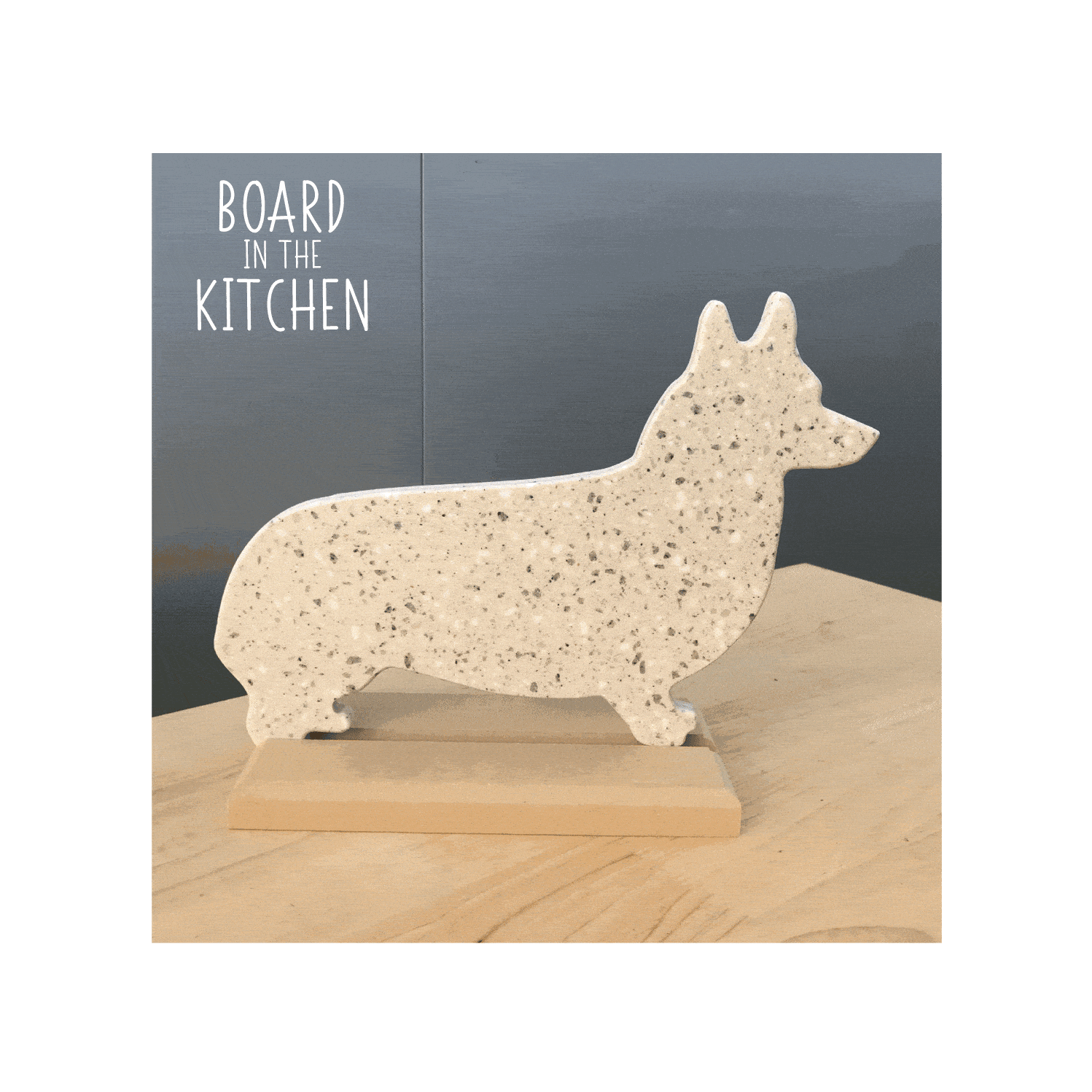 CORGI Cutting Board, Custom Corian Cutting Board