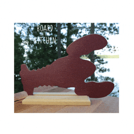 Custom LOBSTER Cutting Board, Nautical Themed Gift